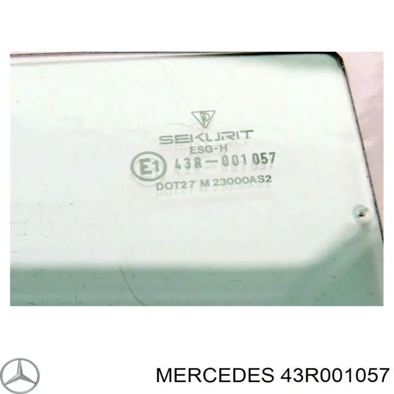 Купити 43R001057 Mercedes Скло заднє