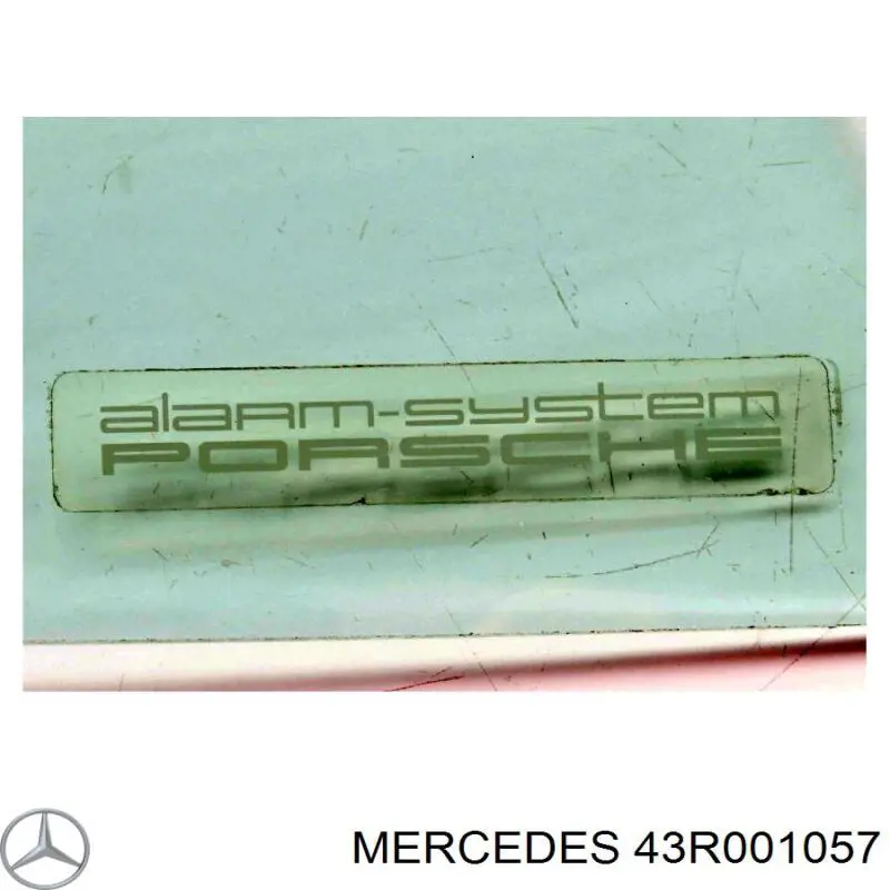 43R001057 Mercedes Заднє вікно