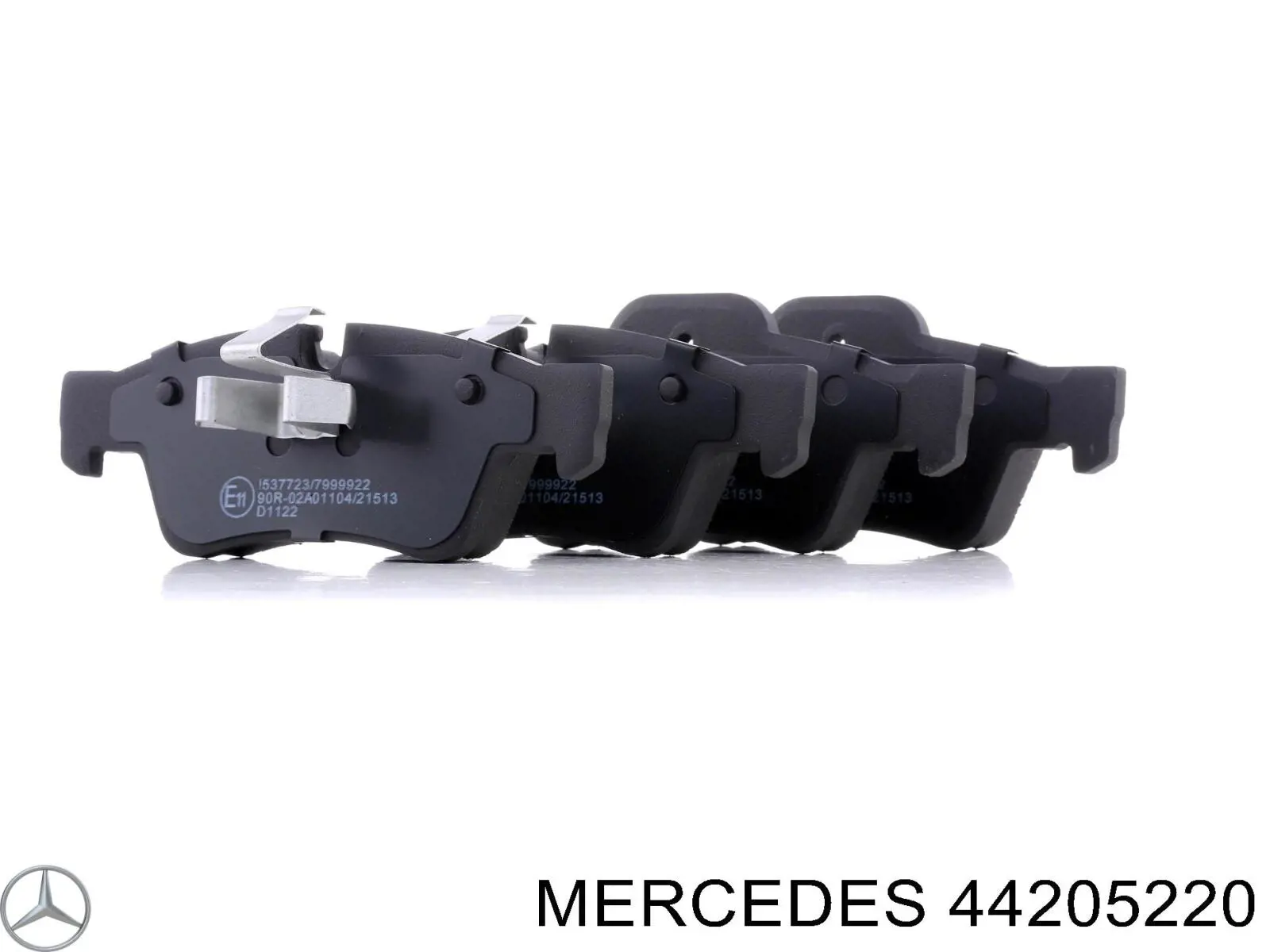 44205220 Mercedes колодки гальмові задні, дискові