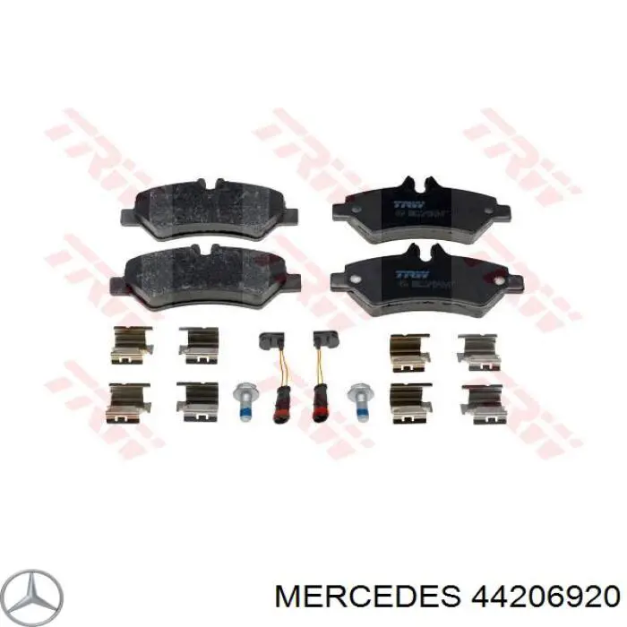 Купити 44206920 Mercedes Задні колодки