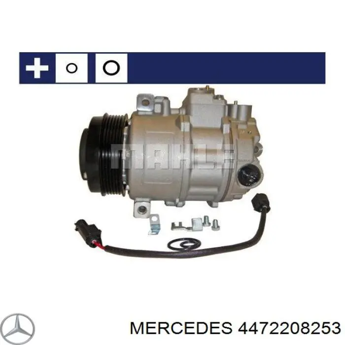 Компресор системи кондиціювання Mercedes 4472208253 ціна, від 140.26 USD