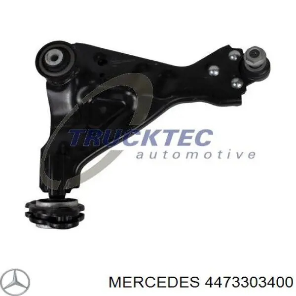 Купити A4473303400 Mercedes Лівий важіль передній нижній підвіски