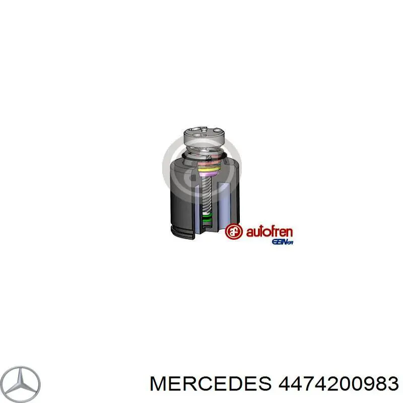 A4474200983 Mercedes Супорт гальмівний передній правий