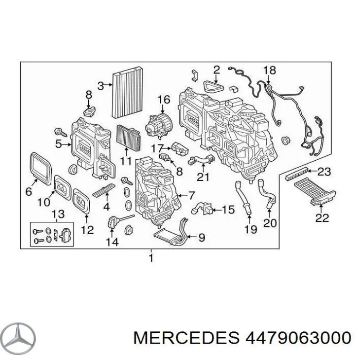 ABR166000P Mahle Original Резистор (опір) вентилятора пічки, обігрівача салону, задній