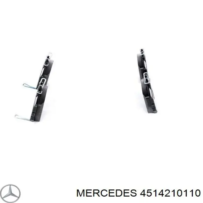 Колодки гальмівні передні, дискові 4514210110 Mercedes