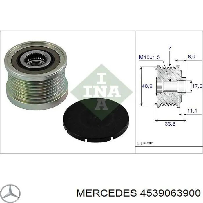 A453906390080 Mercedes генератор