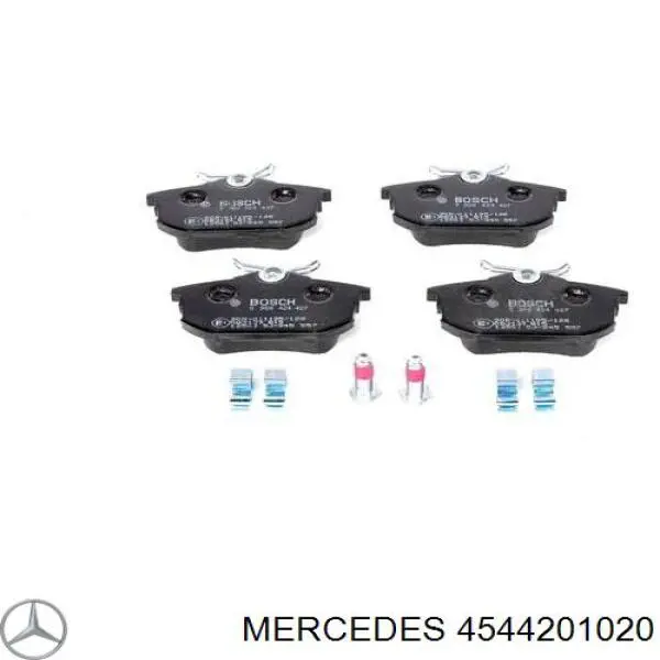 Колодки гальмові задні, дискові 4544201020 Mercedes