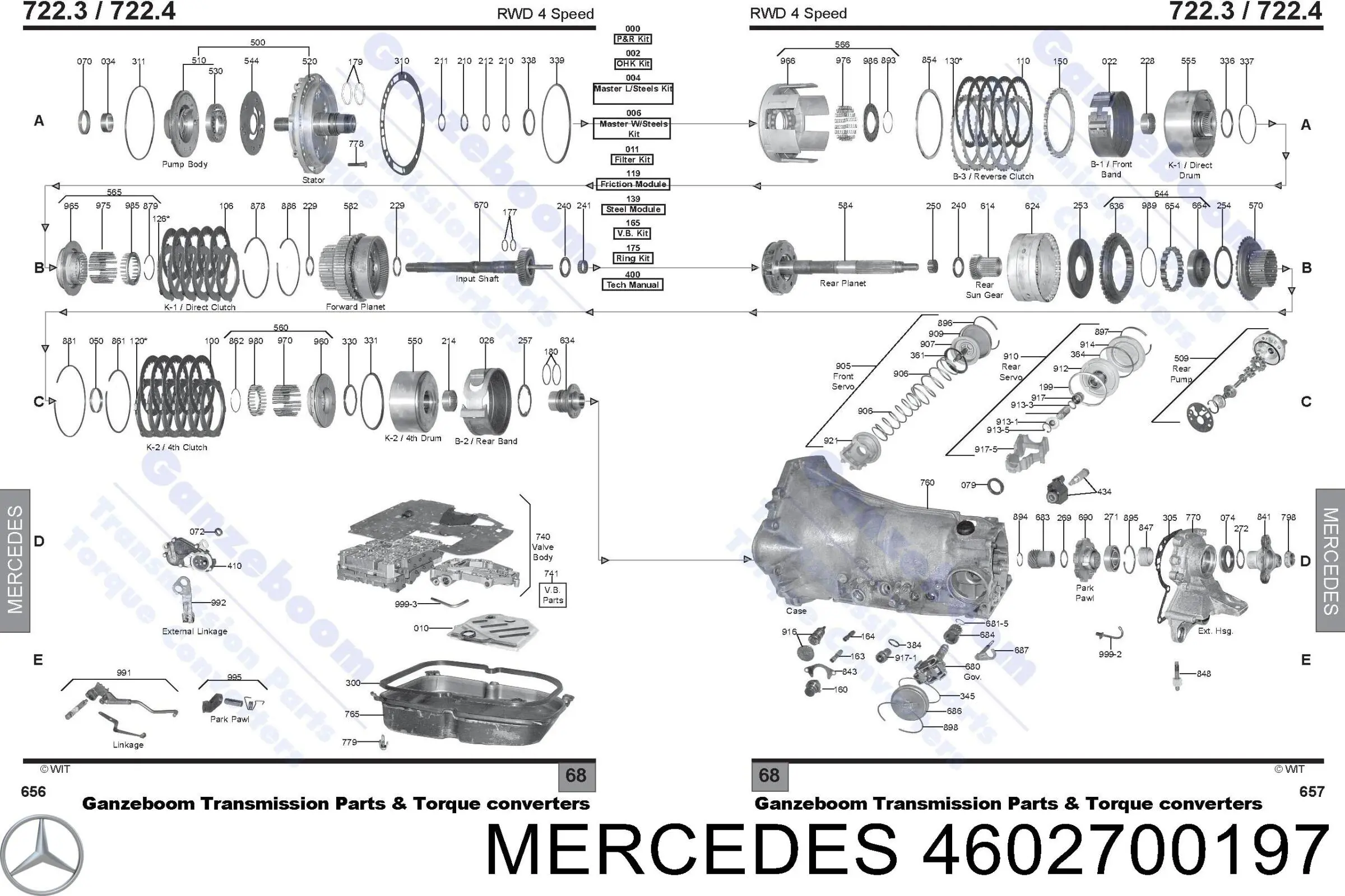 Насос масляний КПП Mercedes A4602700197 ціна, від 616.32 USD