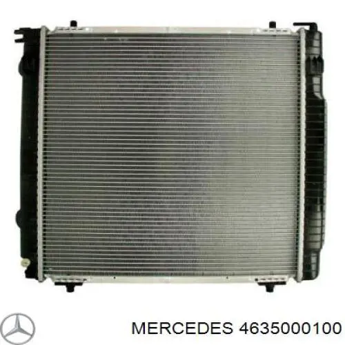 4635000100 Mercedes радіатор охолодження двигуна