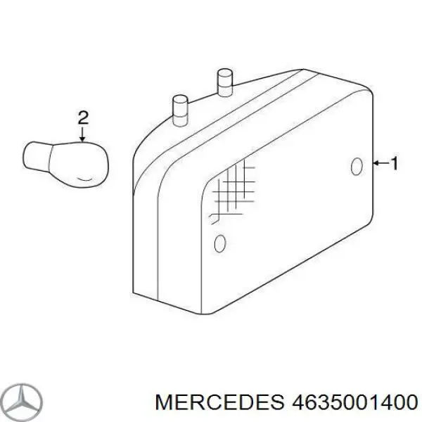 Купити A4635000700 Mercedes Радіатор охолодження, АКПП
