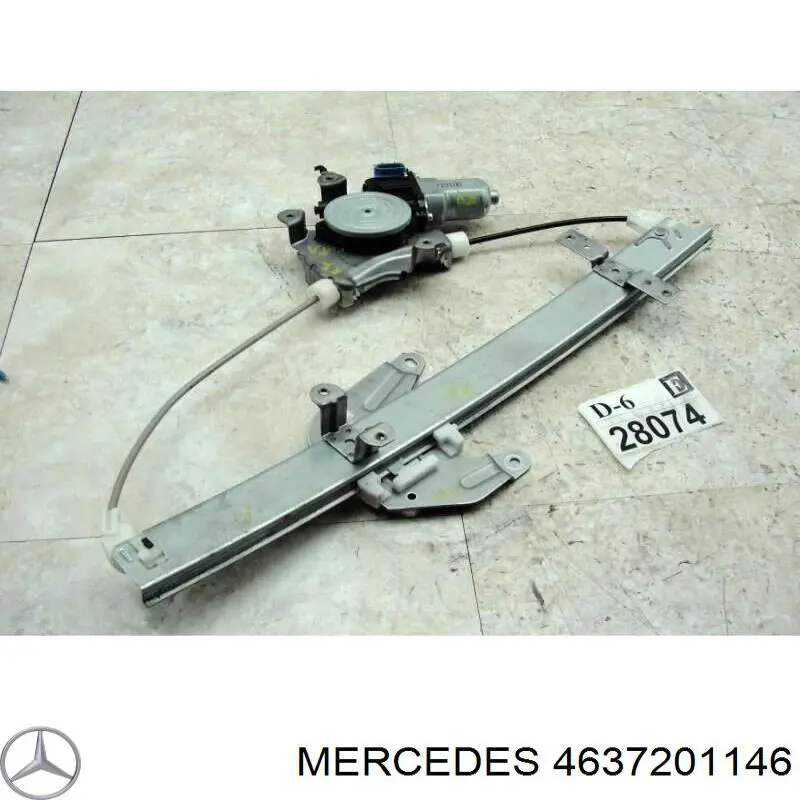 4637200546 Mercedes механізм склопідіймача двері передньої, лівої