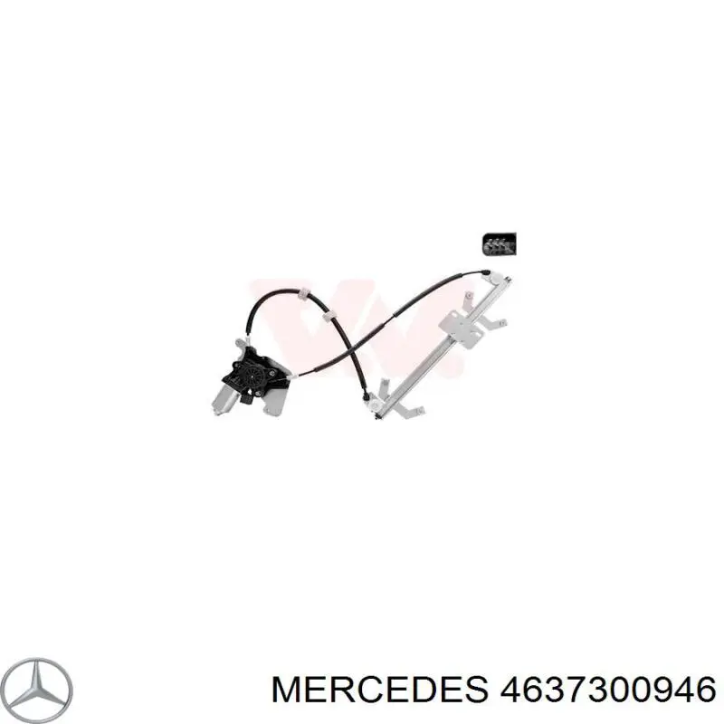 A463730094628 Mercedes Склопідйомник задніх лівих дверей