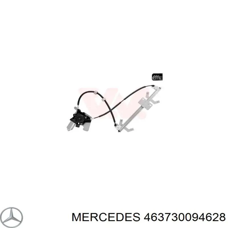 4637300946 Mercedes механізм склопідіймача двері задньої, лівої