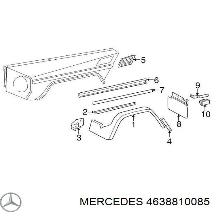 A4638810085 Mercedes 