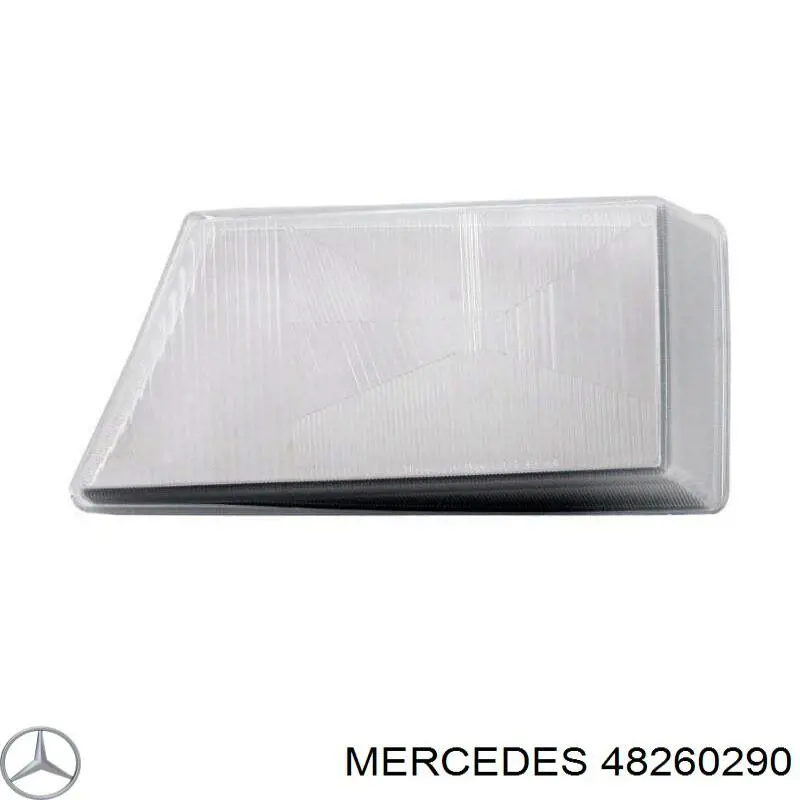 Скло фари лівої Mercedes 48260290 ціна, від 79.60 USD