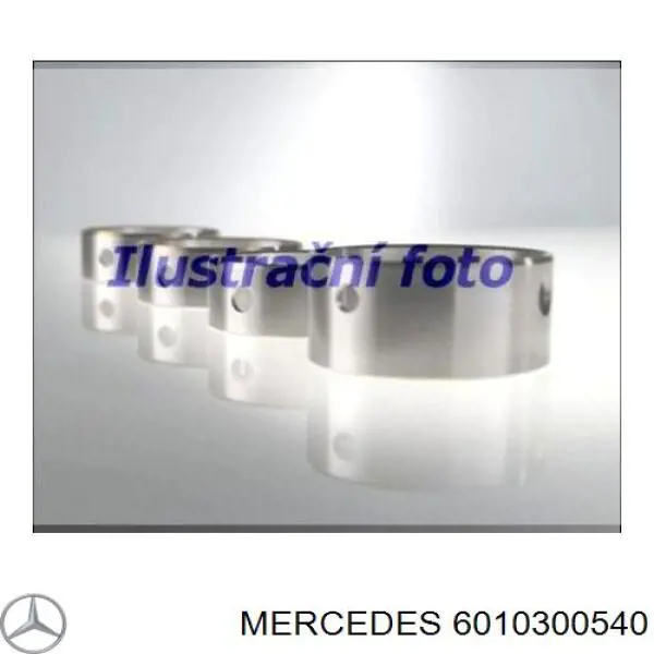 Вкладиші коленвала, корінні, комплект, стандарт (STD) Mercedes A6010300540 ціна, від 92.16 USD