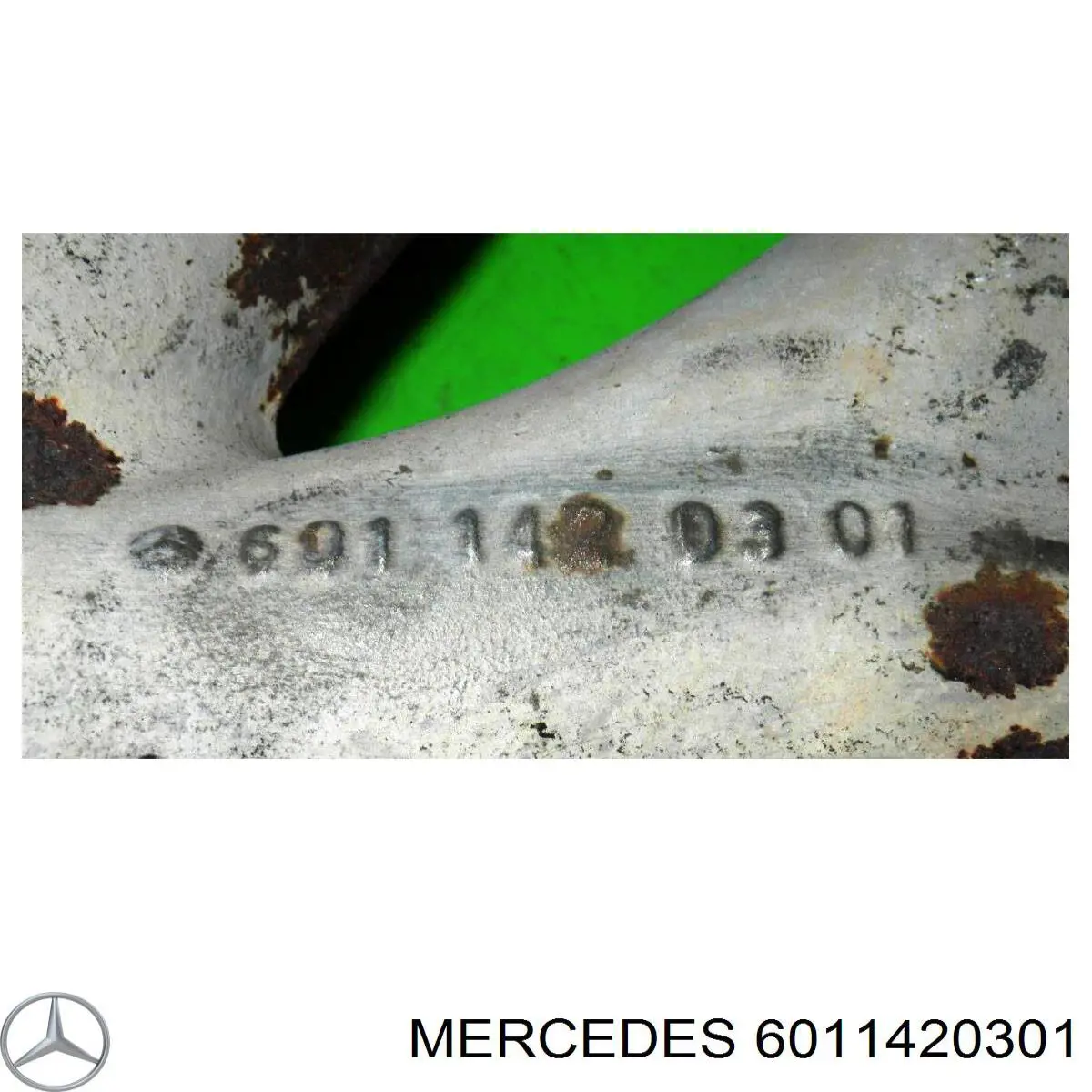 Газопроводи (колектор випускний) Mercedes A6011420301 ціна, від 8.44 USD
