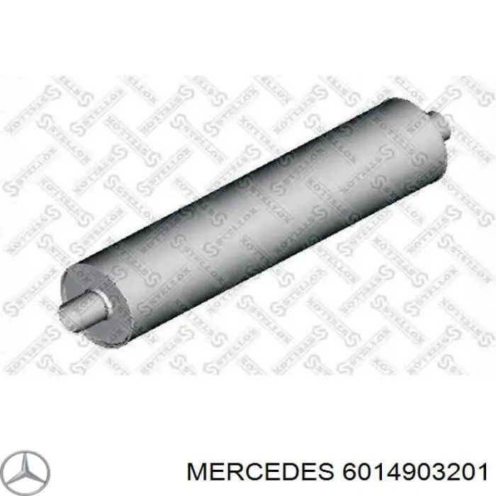 Глушник, центральна частина A6014901901 Mercedes