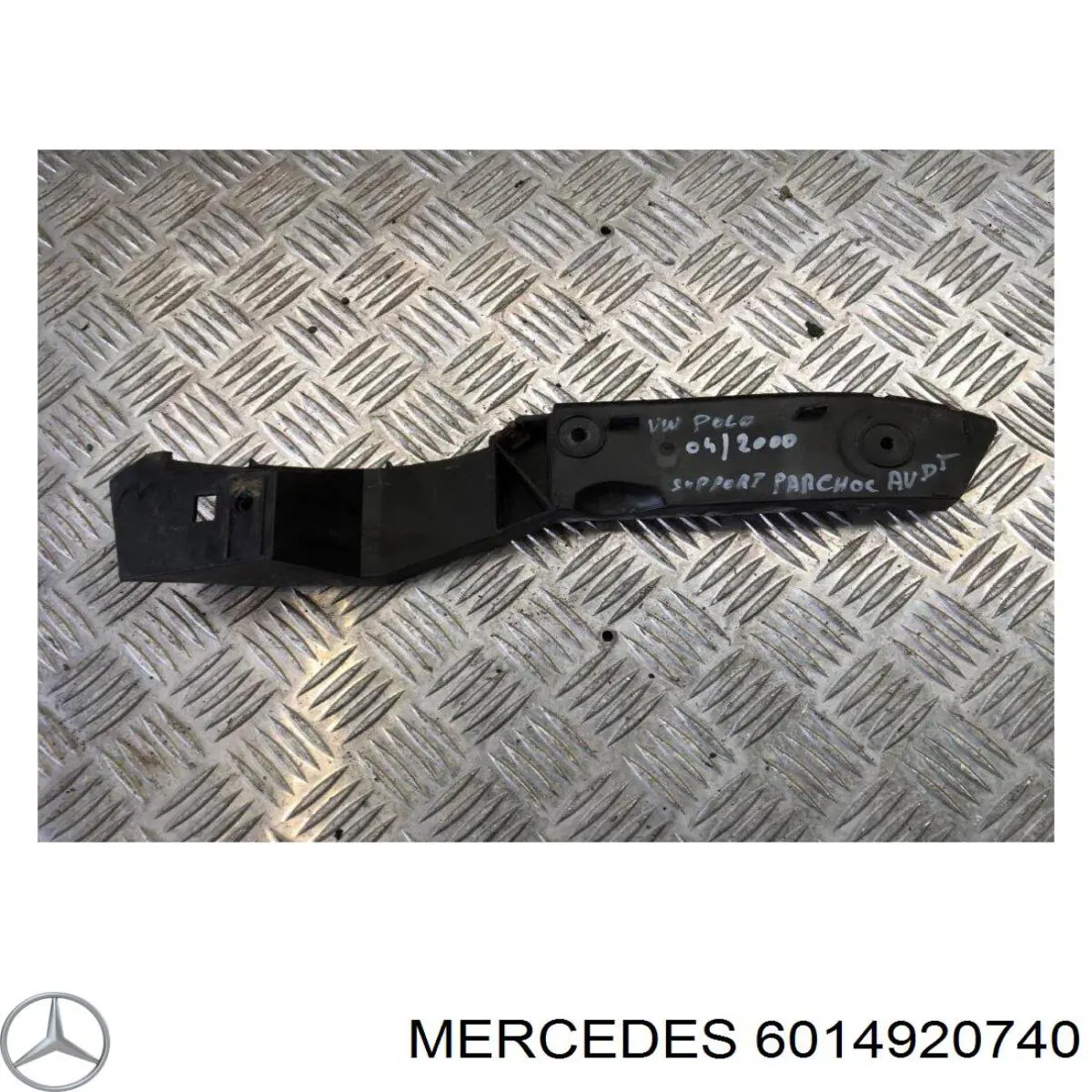 Кронштейн/хомут глушника, передній Mercedes A6014920740 ціна, від 4.44 USD