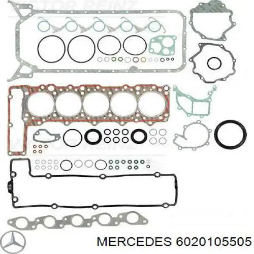 6020105505 Mercedes комплект прокладок двигуна, нижній