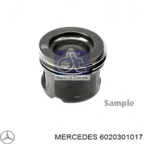 Поршень в комплекті на 1 циліндр, 2-й ремонт (+0,50) на Mercedes Sprinter (901, 902)