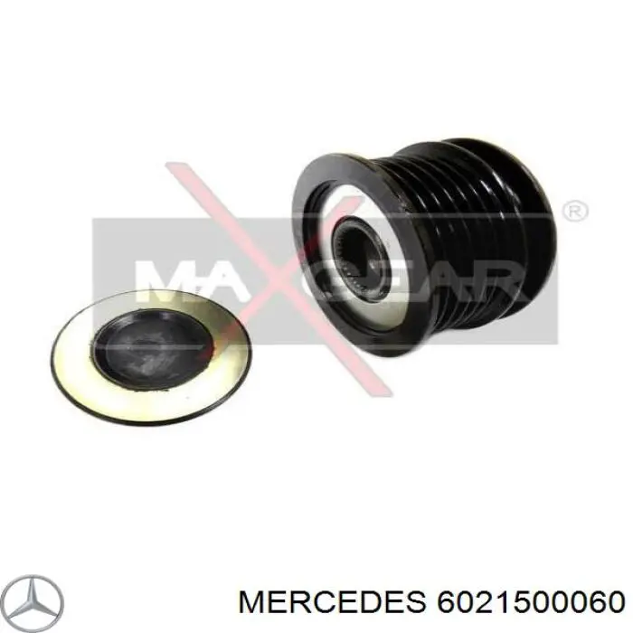 6021500060 Mercedes шків генератора