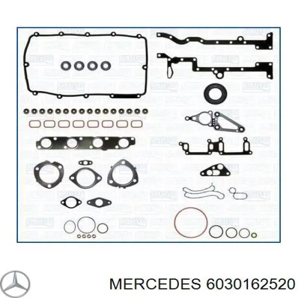 6030162520 Mercedes прокладка головки блока циліндрів (гбц)