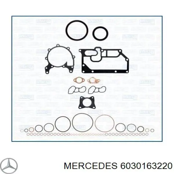 6030163220 Mercedes прокладка головки блока циліндрів (гбц)