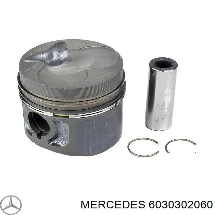 A6030301360 Mercedes Вкладиші коленвала, шатунні, комплект, 2-й ремонт (+0,50)