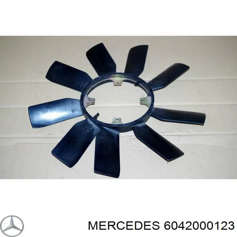 6042000123 Mercedes вентилятор/крильчатка радіатора охолодження