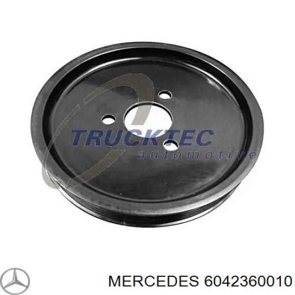 6042360010 Mercedes шків насосу гідропідсилювача керма (гпк)