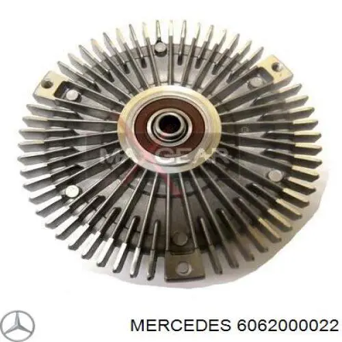 6062000022 Mercedes вискомуфта, вязкостная муфта вентилятора охолодження