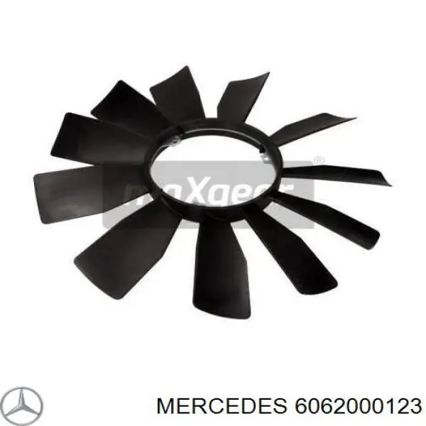 A6062000123 Mercedes вентилятор/крильчатка радіатора охолодження