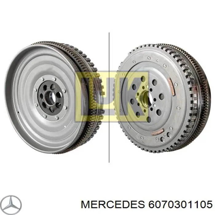 Купити A607030110580 Mercedes Маховик із зубчастим ободом в зборі