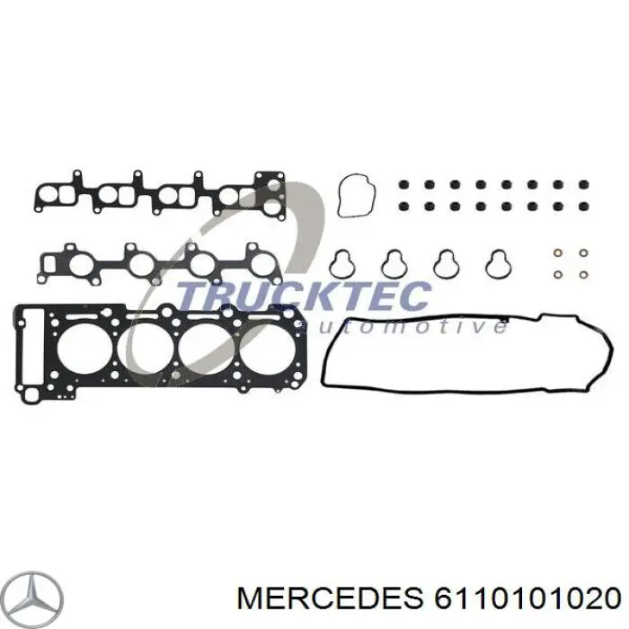 A6110101020 Mercedes Комплект прокладок двигуна, верхній