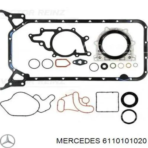 Купити A6110101020 Mercedes Комплект прокладок двигуна, верхній