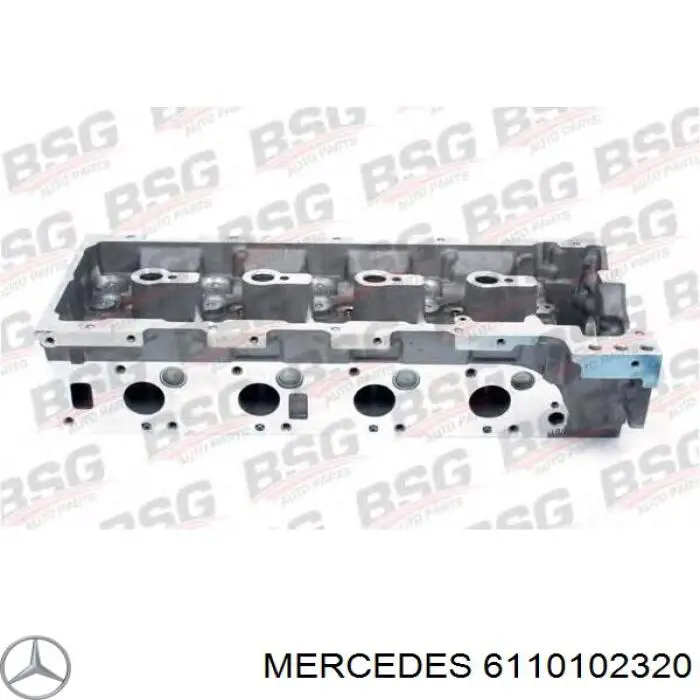6110102320 Mercedes головка блока циліндрів (гбц)