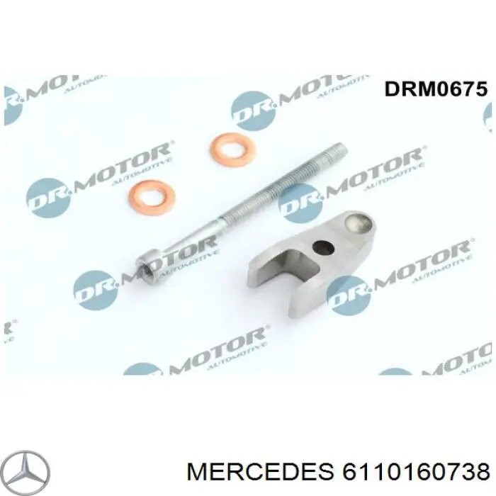6110160738 Mercedes тримач форсунки дизельної