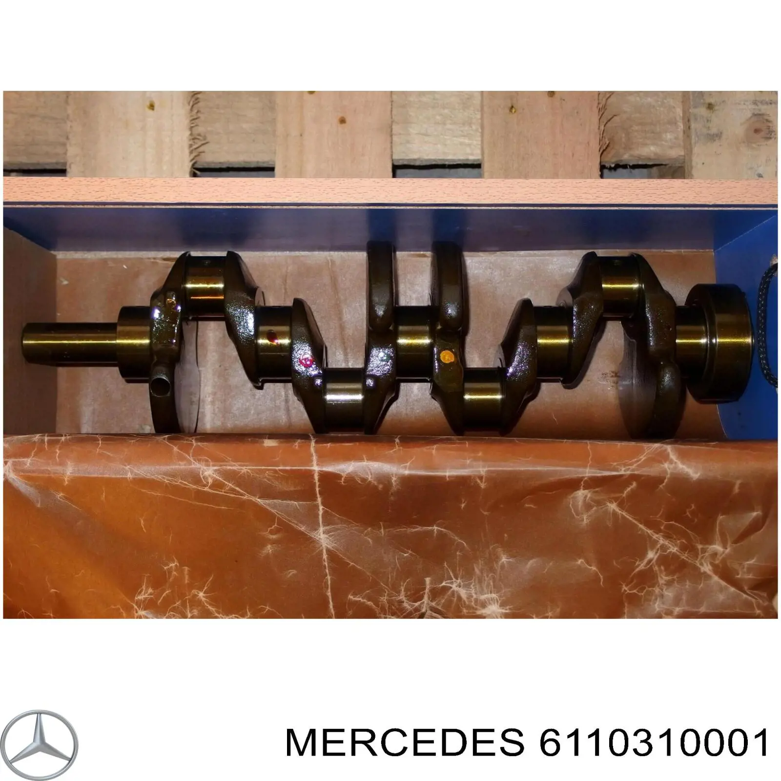 Вал колінчастий і маховик Mercedes A6110310001 ціна, від 429.98 USD