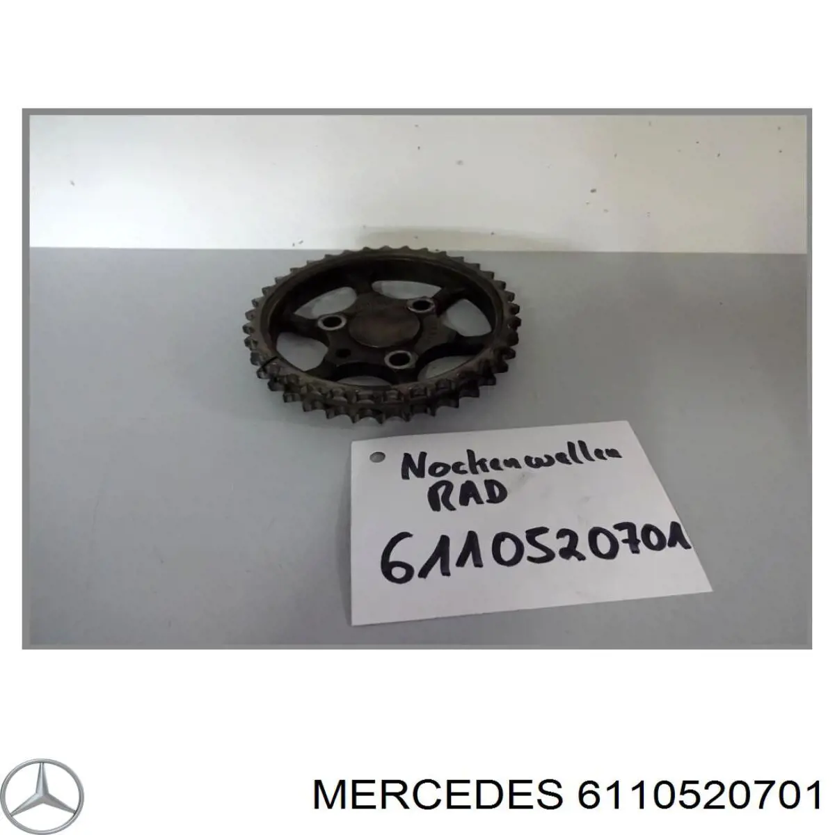 Зірка-шестерня розподільного валу двигуна,випускного Mercedes A6110520701 ціна, від 38.01 USD