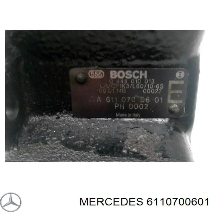 6110700601 Mercedes насос паливний високого тиску (пнвт - DIESEL)