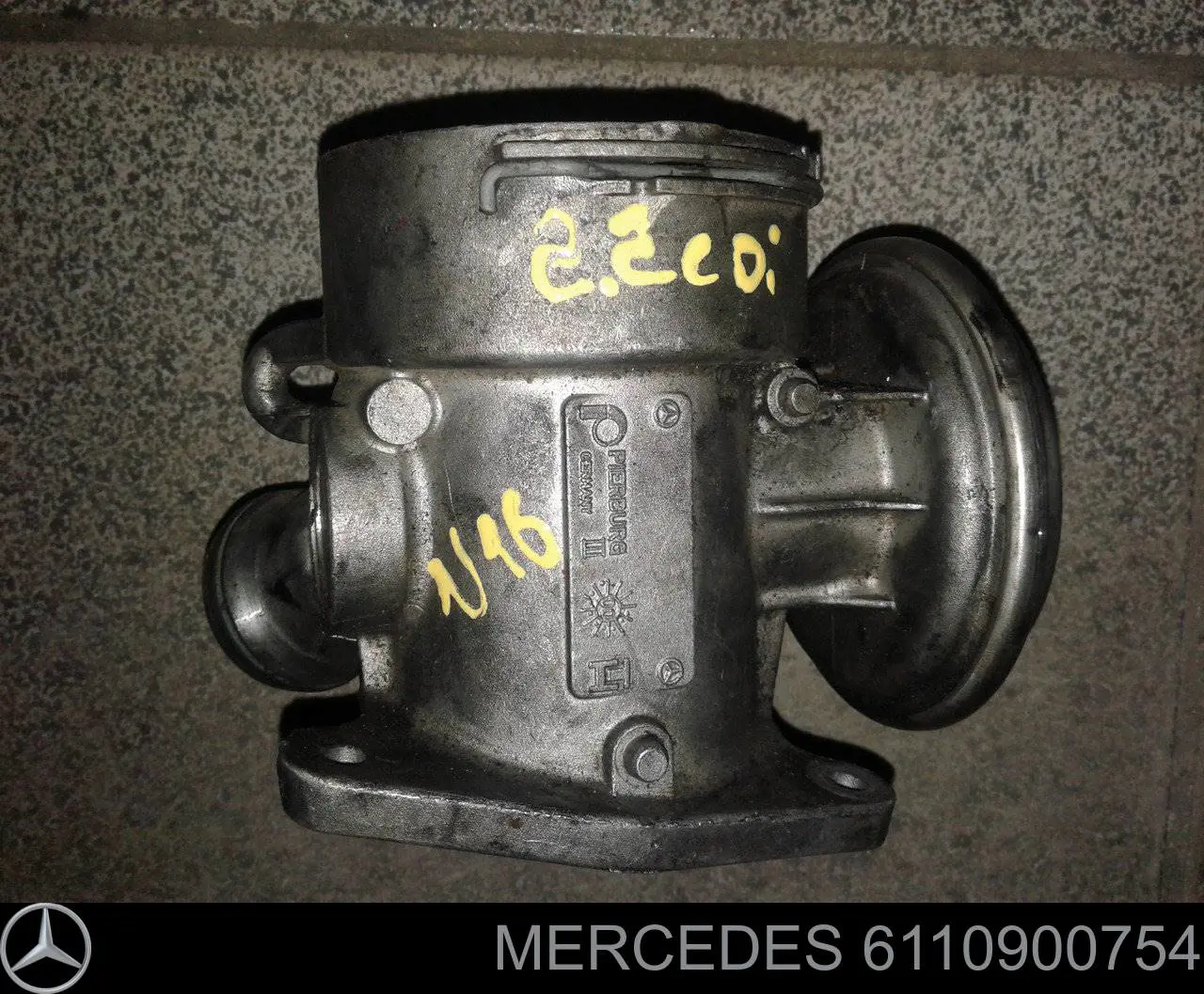 6110900754 Mercedes клапан egr, рециркуляції газів