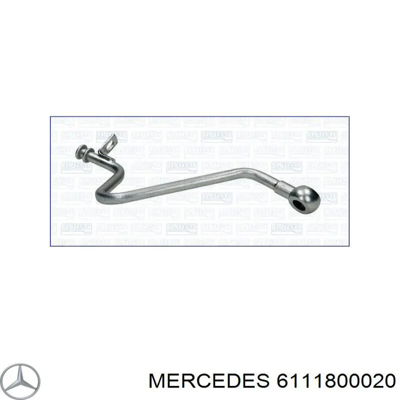 Трубка/шланг подачі масла до турбіни A6111800020 Mercedes