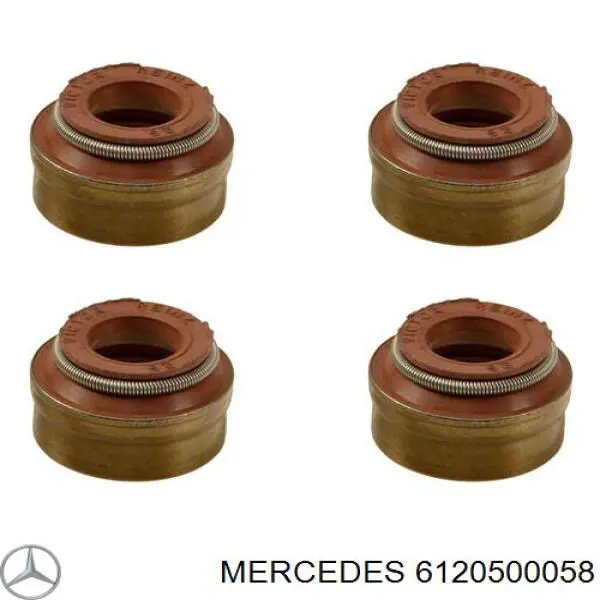 6120500058 Mercedes сальник клапана (маслознімний, впуск/випуск, комплект на мотор)