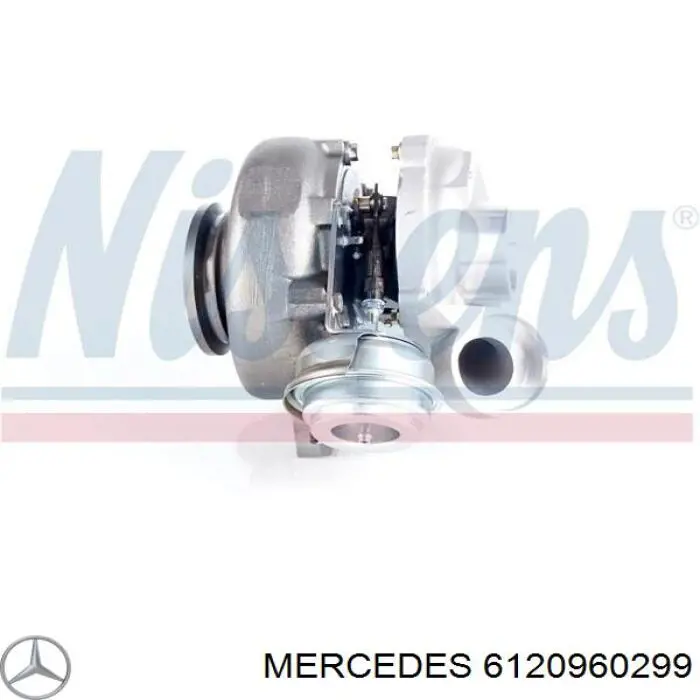6120960299 Mercedes турбіна