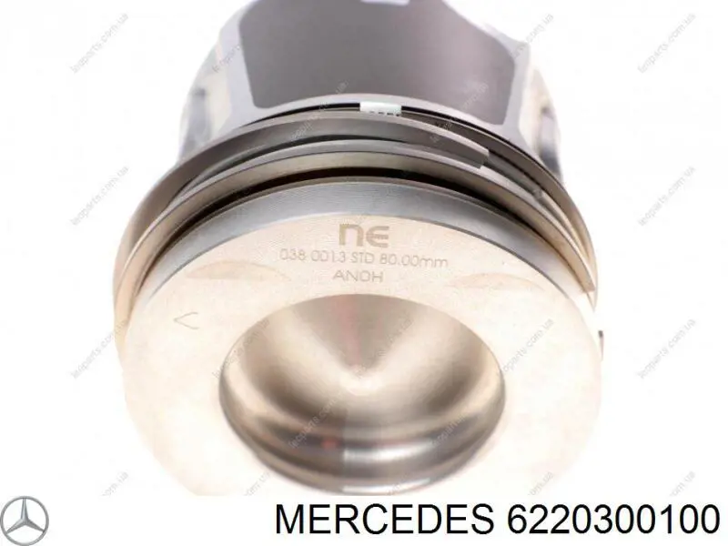 Поршень в комплекті на 1 циліндр, STD 021PI00125000 Mahle Original