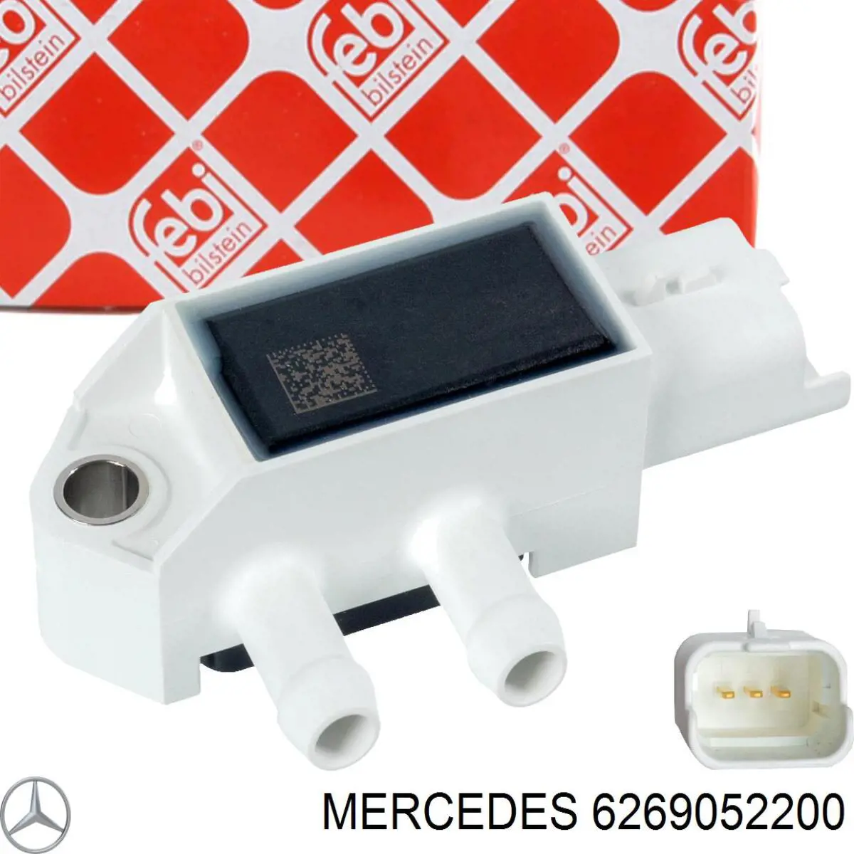 Купити 208156551R Renault (RVI) Датчик тиску вихлопних газів