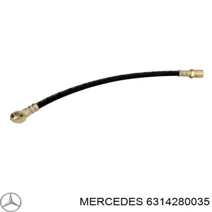 6314280035 Mercedes шланг гальмівний передній