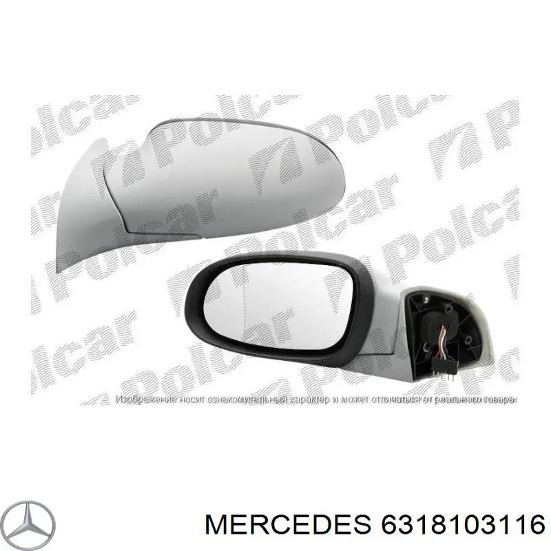 Праве бічне дзеркало Mercedes A6318103116 ціна, від 195.60 USD