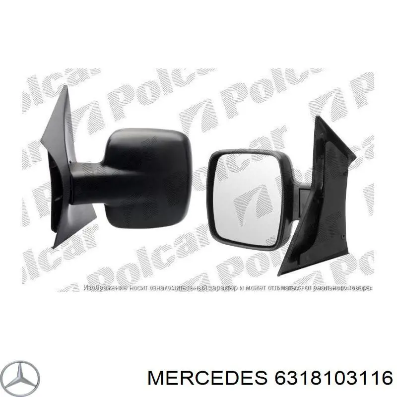 Дзеркало праве A6318103116 Mercedes